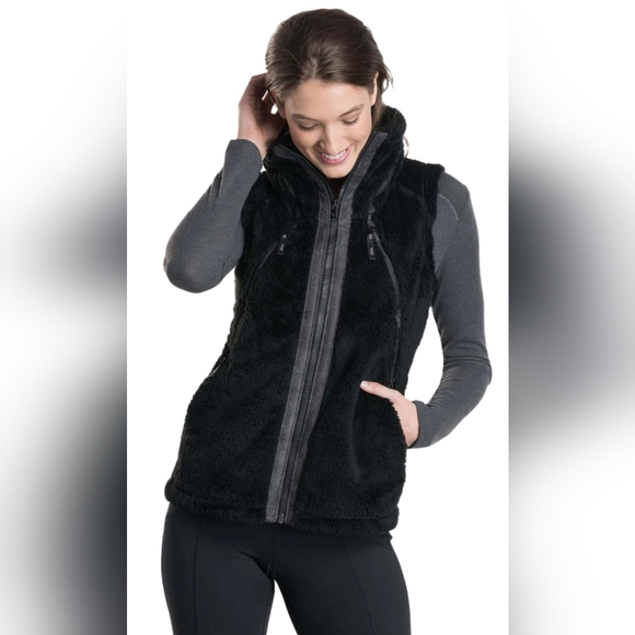 Kuhl Womens Flight Vest, Black XL Fleece, Outdoor Mountains - Picture 1 of 9